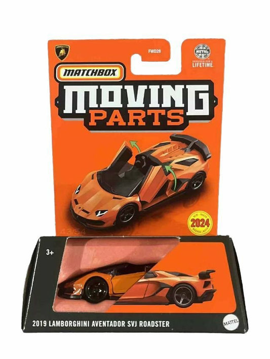 Exclusive Matchbox Moving Parts 2019 Lamborghini Aventador roadster FWD28