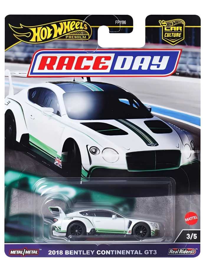 Hotwheels 2018 Bentley Continental gt3