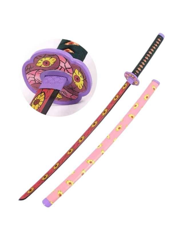 Anime katana with light and charger cable Kokushibo small (82cm)