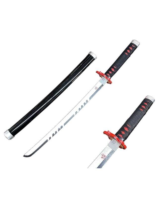 Anime katana with light and charger cable Kamado Nichirin small (82 cm)