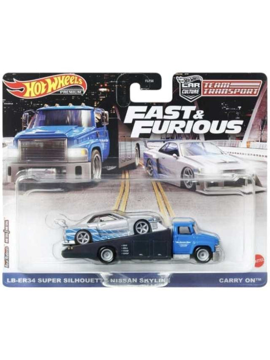 Hot Wheels Premium Fast &amp; Furious Team Transport Nissan Skyline R34 pre order