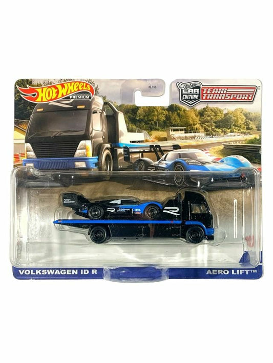 Hotwheels team transport Volkswagen id r aero lift