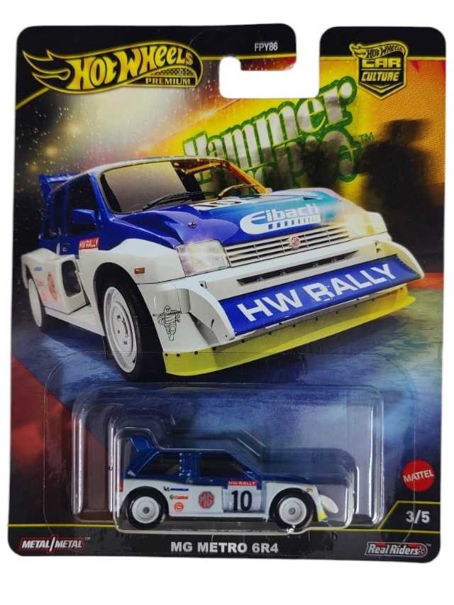 Hotwheels hammer drop MG METRO 6R4 imported premium 1:64 scale