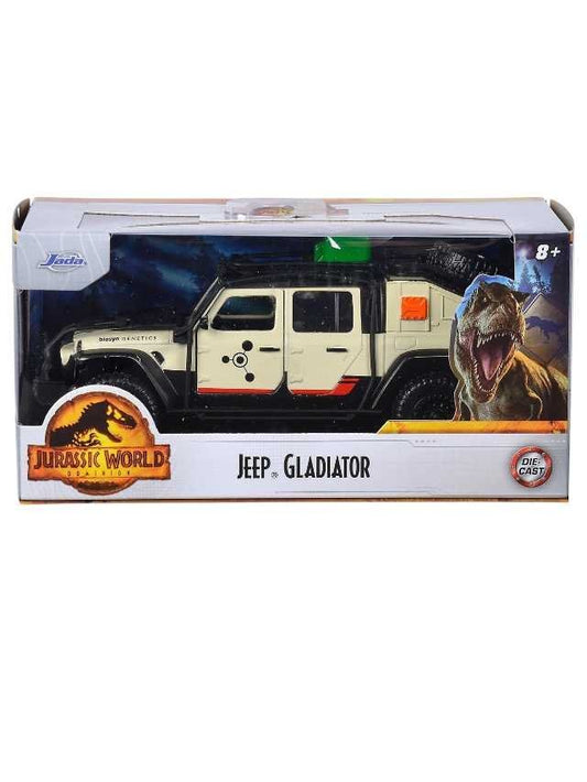 Jada Jurassic world jeep gladiator 1/43