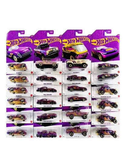 Hotwheels pearl and chrome 57th aniversary series 2 set of 24 with Chase