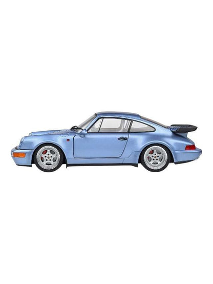 Exclusive Solido Porsche 911 964 Turbo 1990 Blue 1:18 Diecast scale model car