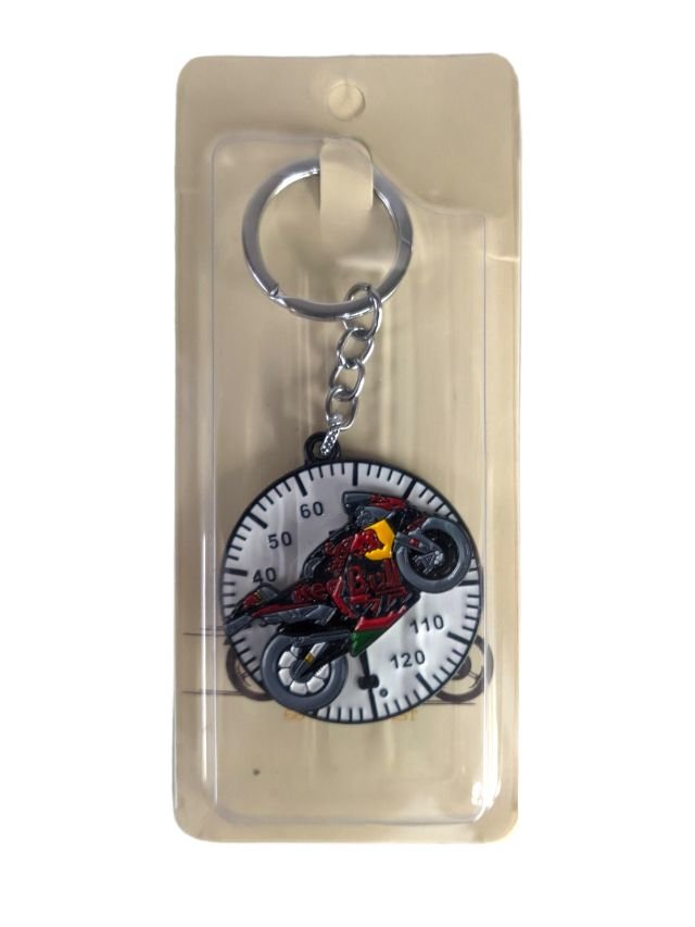 Redbull Bike Spinning Metal Keyring /Keychain