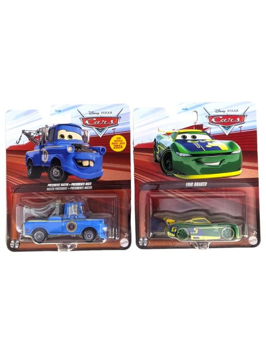 Disney Pixar Cars President Mater & Eric Braker Set Of 2