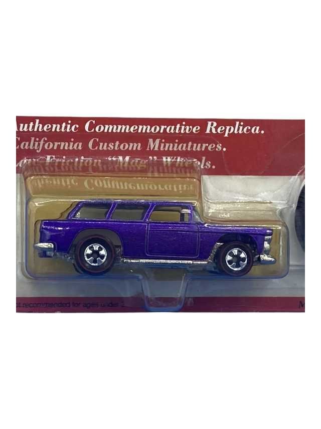 Hotwheels Authentic Commemorative Replica.california custom miniature.Low- Friction mag wheels classic nomad imported premium 1:64 scale