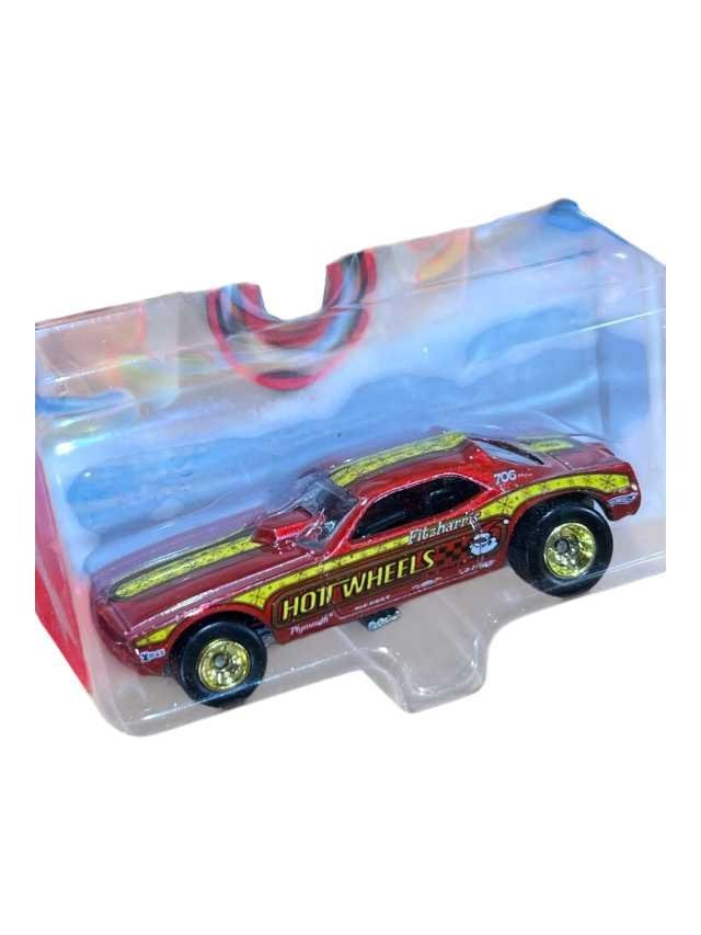 Hotwheels 2007 Holiday Rods Plymouth Barracuda Funny Car imported premium 1:64 scale