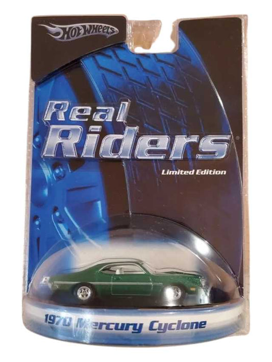 Hotwheels Imported Real Riders Limited Edition 1970 Mercury Cyclone