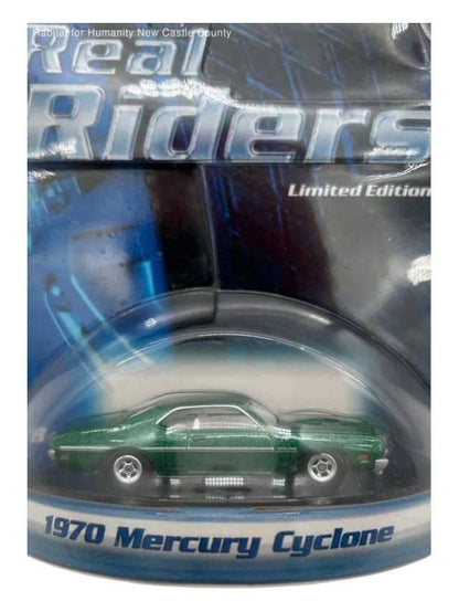 Hotwheels Imported Real Riders Limited Edition 1970 Mercury Cyclone