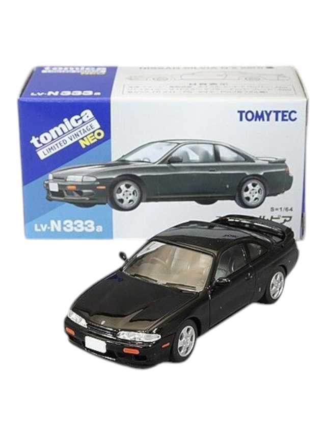 Tomica Limited Vintage Neo Premium TLV-N333a Nissan Silvia Q`s Aero 1995 (Black) (Diecast Car) 1/64