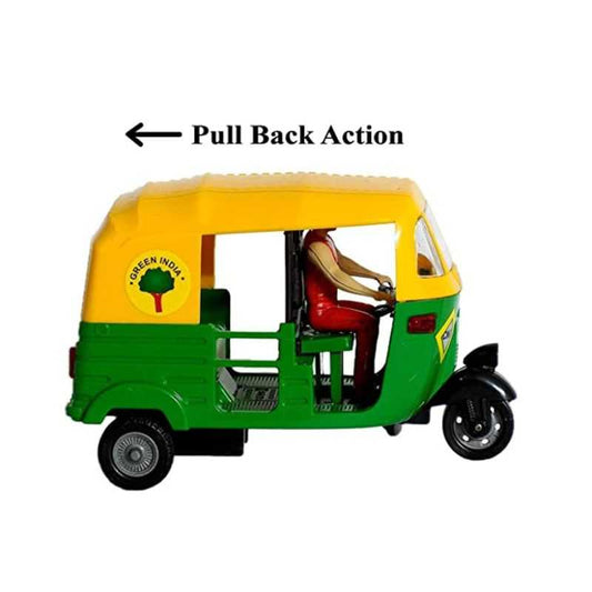 Centy Toys Plastic Pull Back Auto Rickshaw, Number Of Pieces: 1