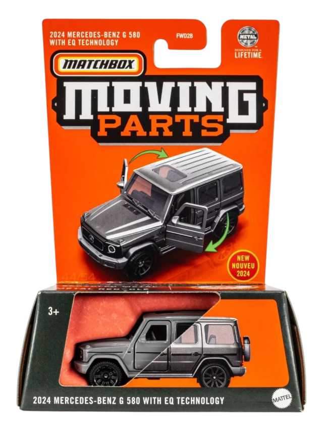 MatchBox Moving Parts.             2024 Mercedes Benz G580