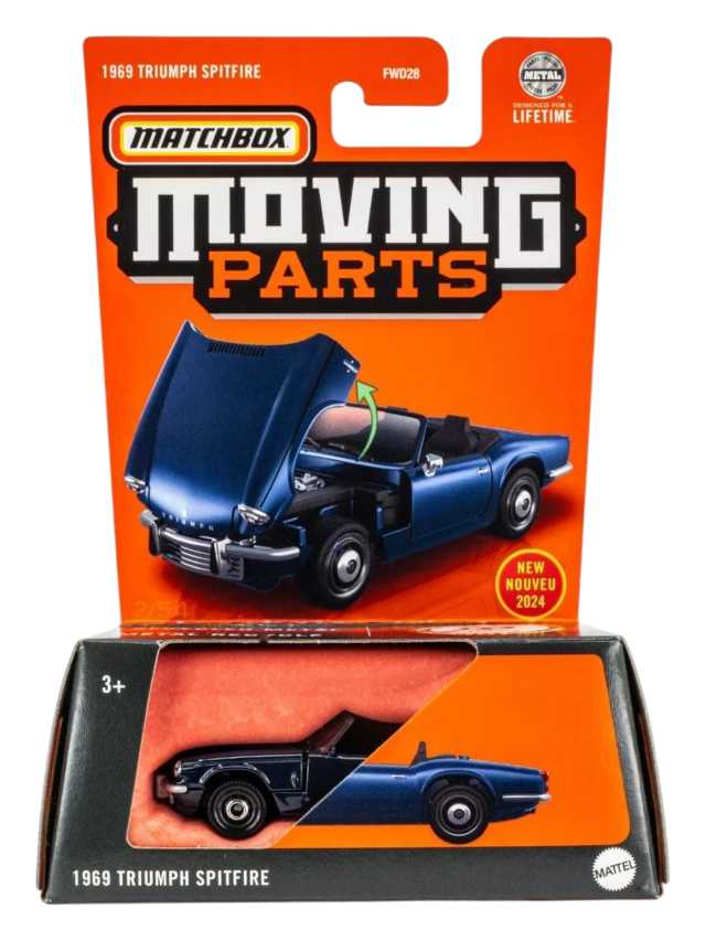 MatchBox Moving Parts.              1969 Triumph Spitfire