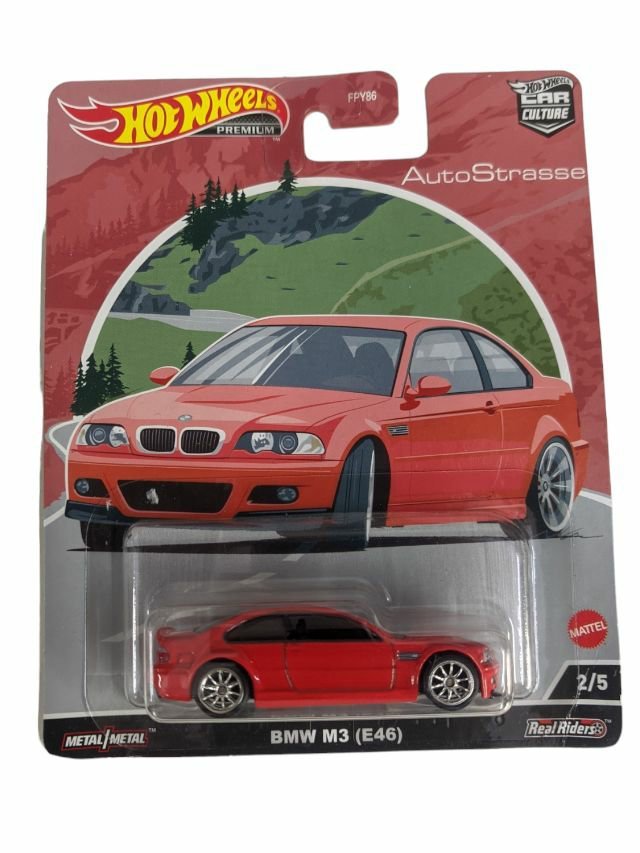 Hotwheels AutoStrasse bmw m3 E46 imported premium 1:64 scale