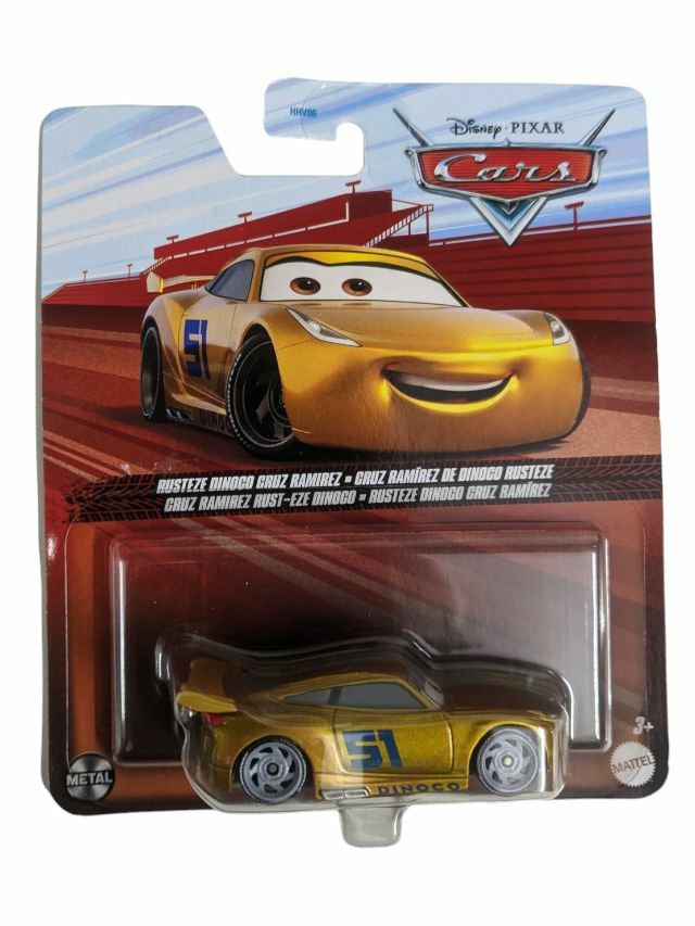 Disney Pixar cars rusteze dinogo cruz ramirez