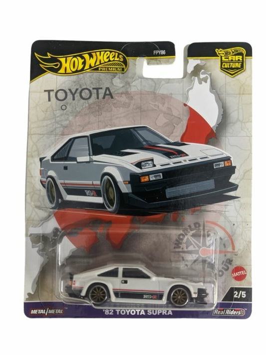 Hotwheels 82 Toyota Supra imported premium 1:64 scale