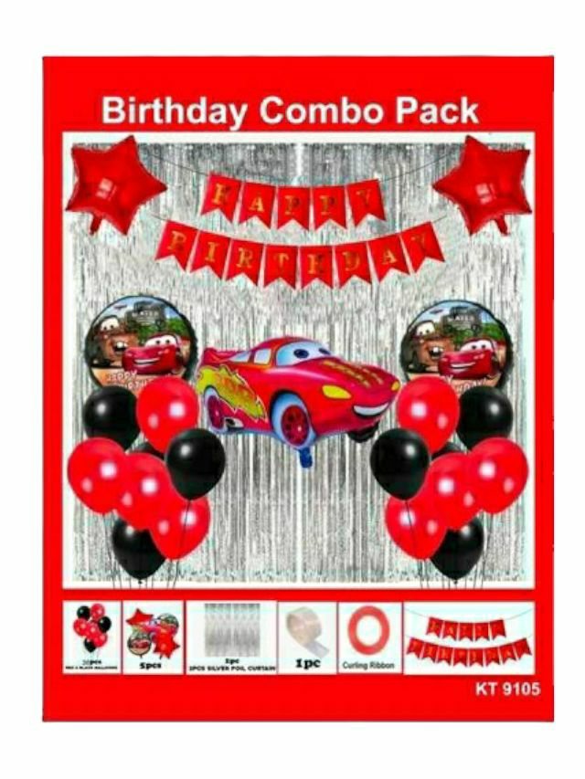 Lightning Mcueen birthday combo pack