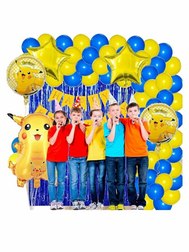 Pokemon Birthday Theme Baloom Decoration Combo Pack