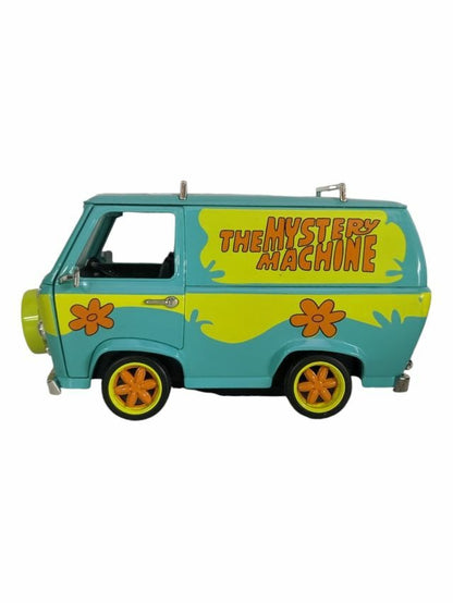 EXCLUSIVE Jada Scooby Doo Mystery machine with shaggy and scooby Doo (door damage)