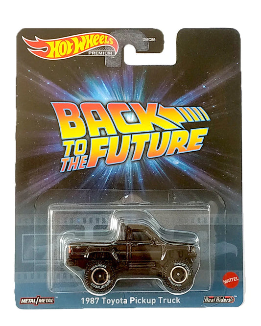 Hot Wheels Premium Back To The Future 1987 Toyota Pickup Truck - Black