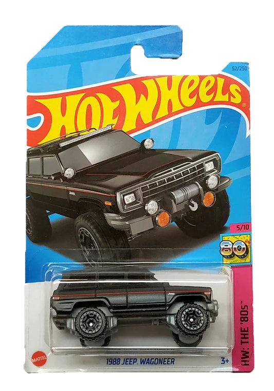 EXCLUSIVES Hot Wheels 1988 Jeep Wagoneer - Black