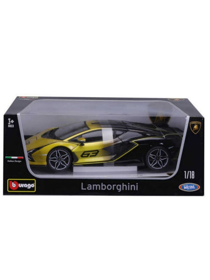 Bburago Lamborghini Sian FKP 37 (box damage car mint condition)