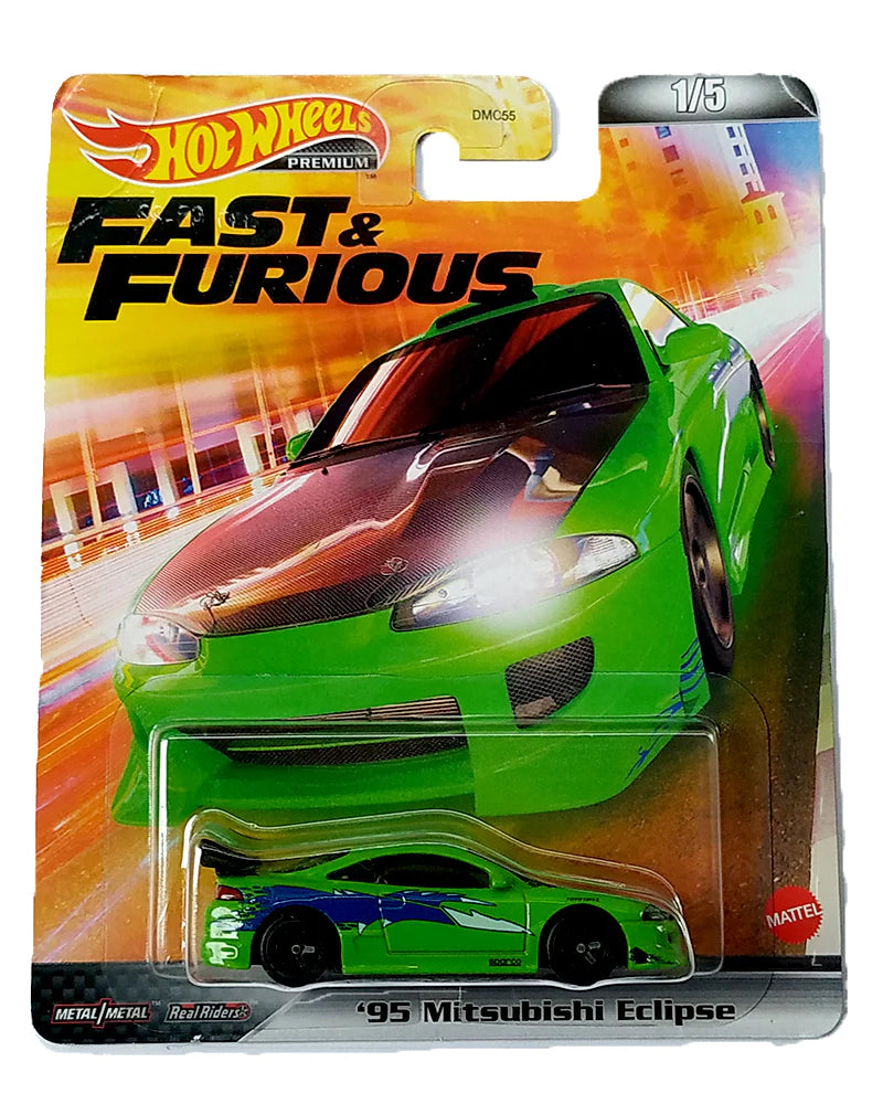 EXCLUSIVES Hot Wheels Premium Fast Furious '95 Mitsubishi Eclipse