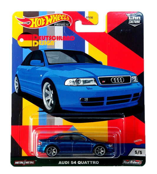 EXCLUSIVES HotWheels Car Culture Premium Deutschland Design Audi S4 Quattro