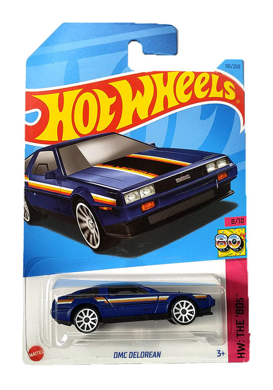 INDIAN CARD Hot Wheels DMC Delorean