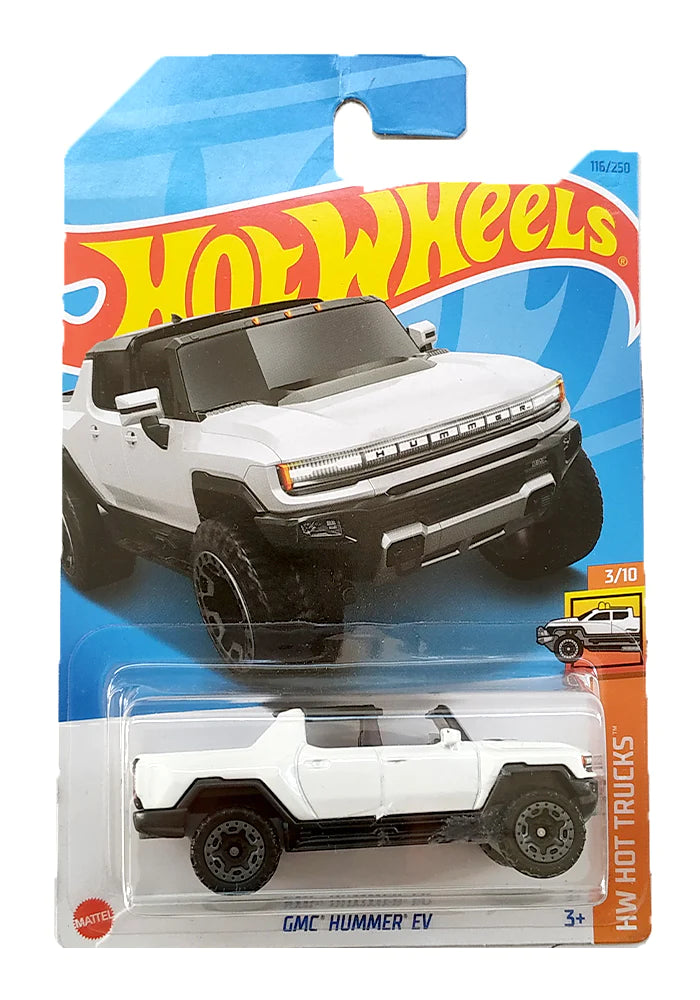 EXCLUSIVES Hot Wheels GMC Hummer EV - White