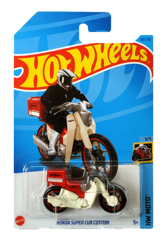 INDIAN CARD hotwheels Honda Super Cub Custom