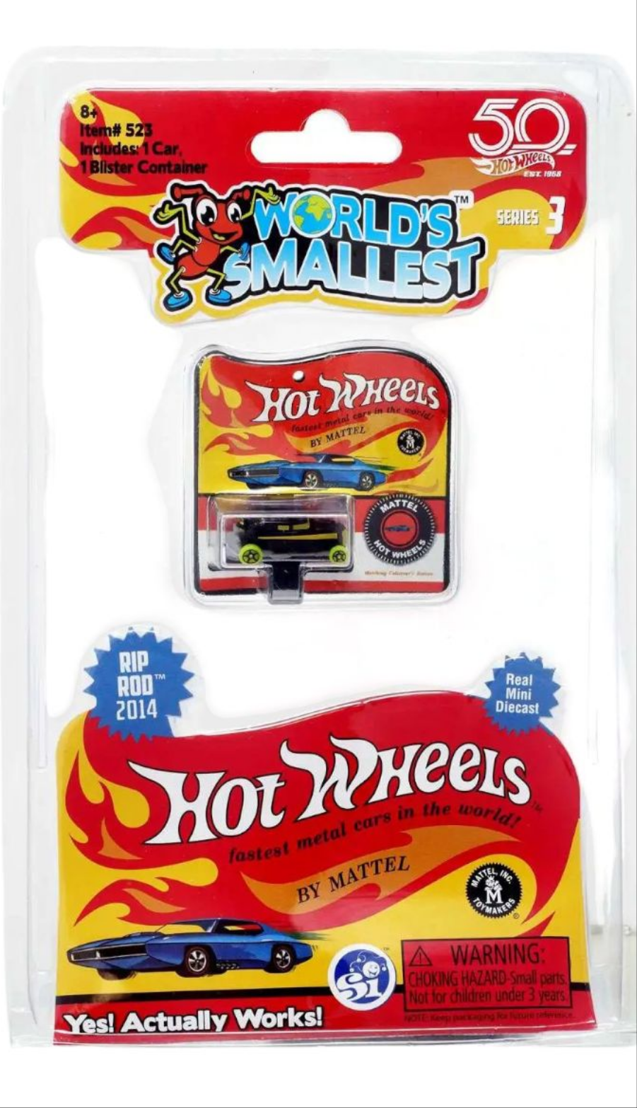 World's Smallest Hot Wheels RIP Rod 2014 Diecast Car