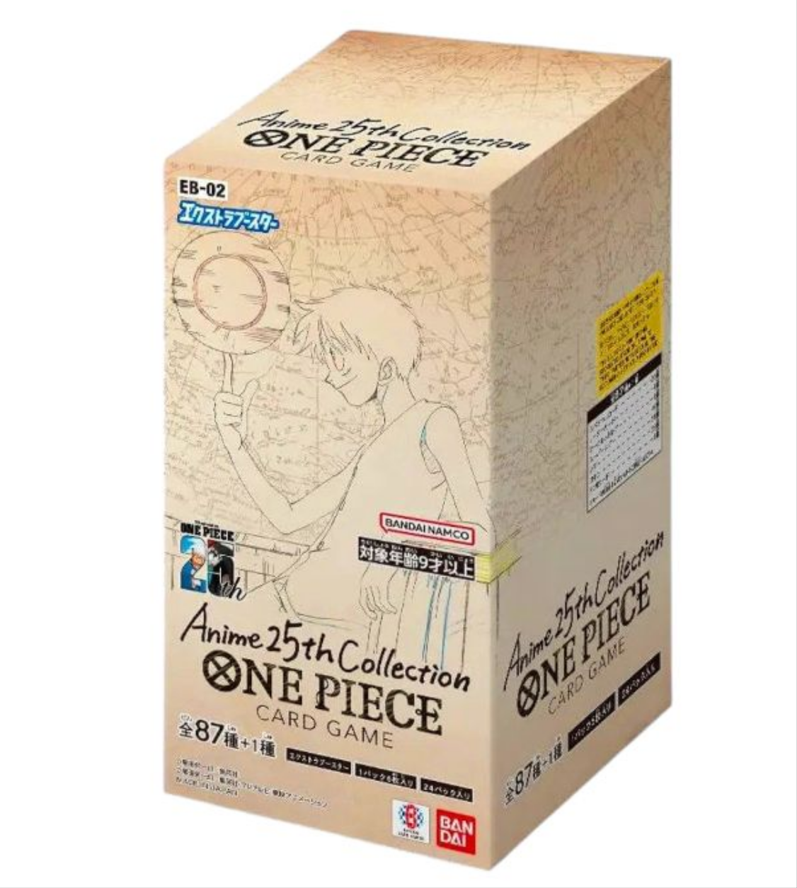 Anime 25th Collection One piece card game EB-02 Booster box Japanese  includes 24 packs