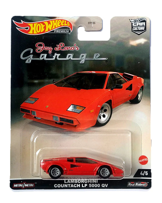 HotWheels  Lamborghini Countach LP 5000 QV imported premium col 1:64 scale