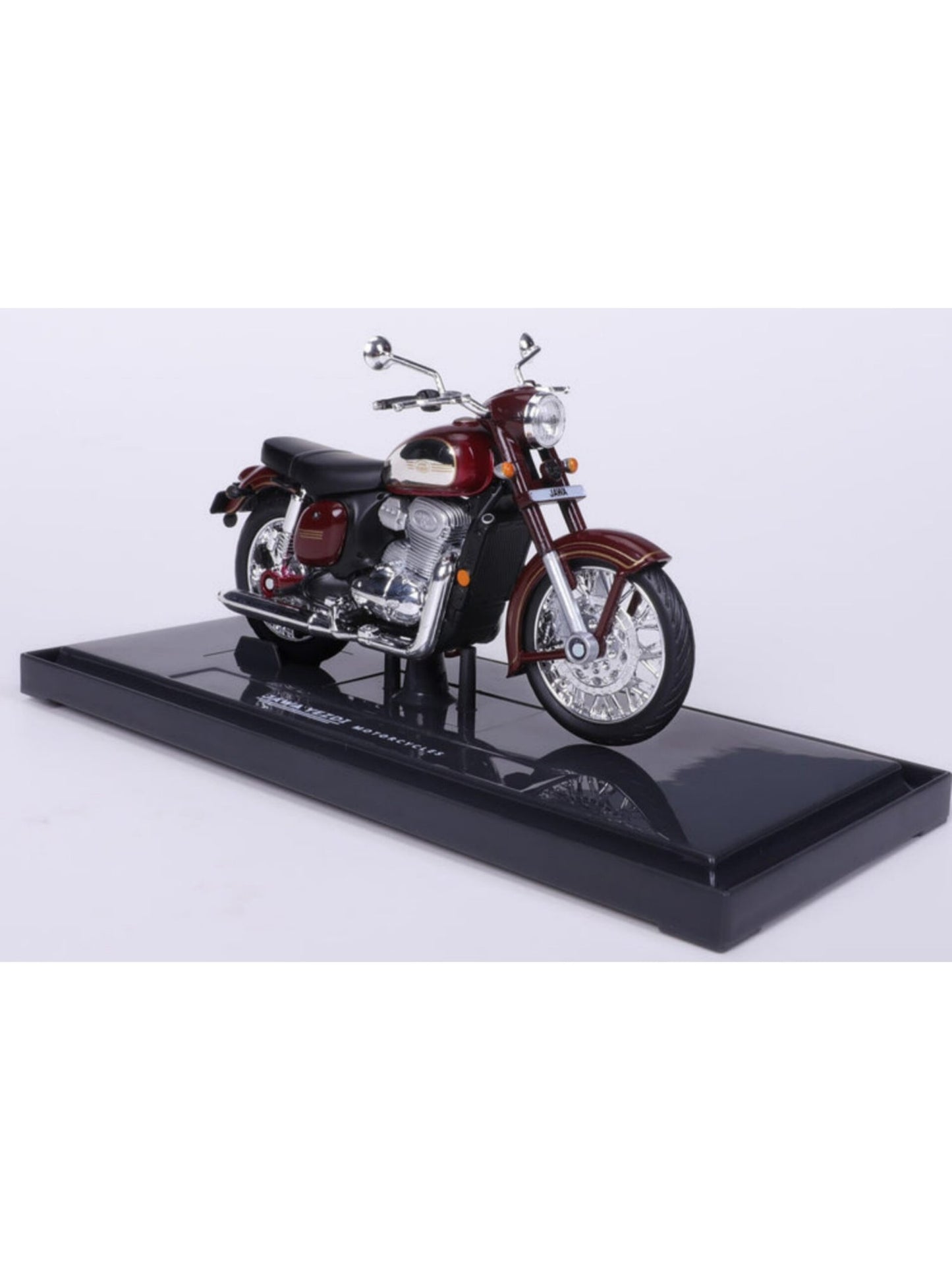 Maisto Classic 300 Maroon Jawa Yezdi Bikes1:18