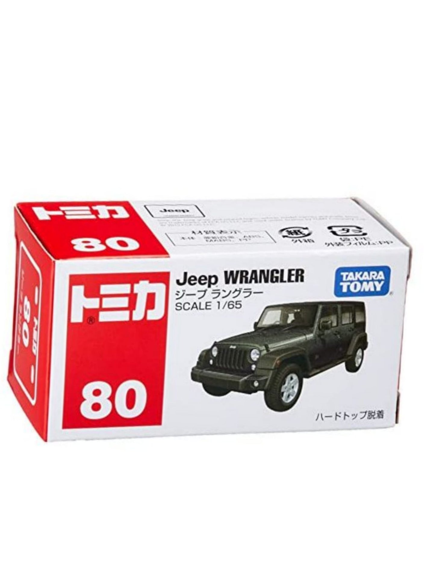 Takara Tomy Tomica Jeep Wrangler 1:67 Scale Die-Cast Car