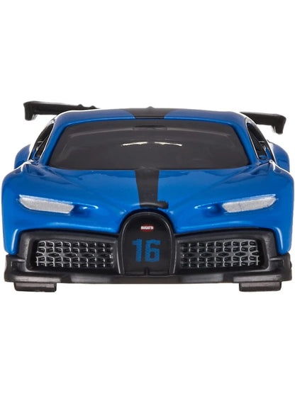 Takara Tomy Bugatti Chiron PUR Sport - Blue / Black (1:63 Scale) TOMICA