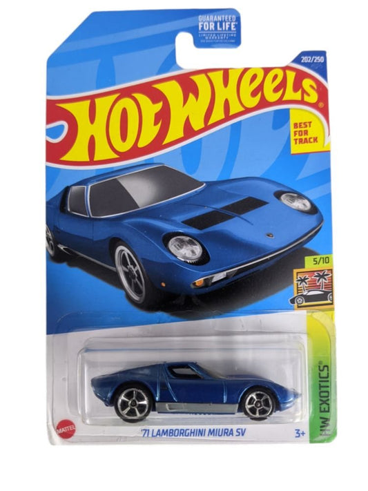 EXCLUSIVE Hotwheels 71 Lamborghini Miura SV