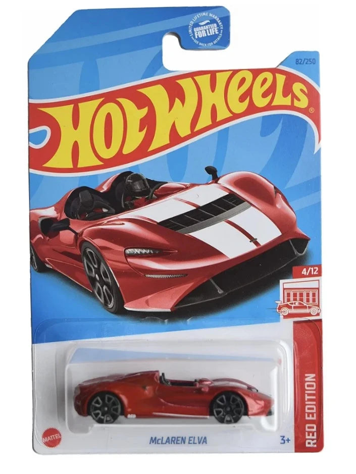 EXCLUSIVE Hotwheels Mclaren Elva Red