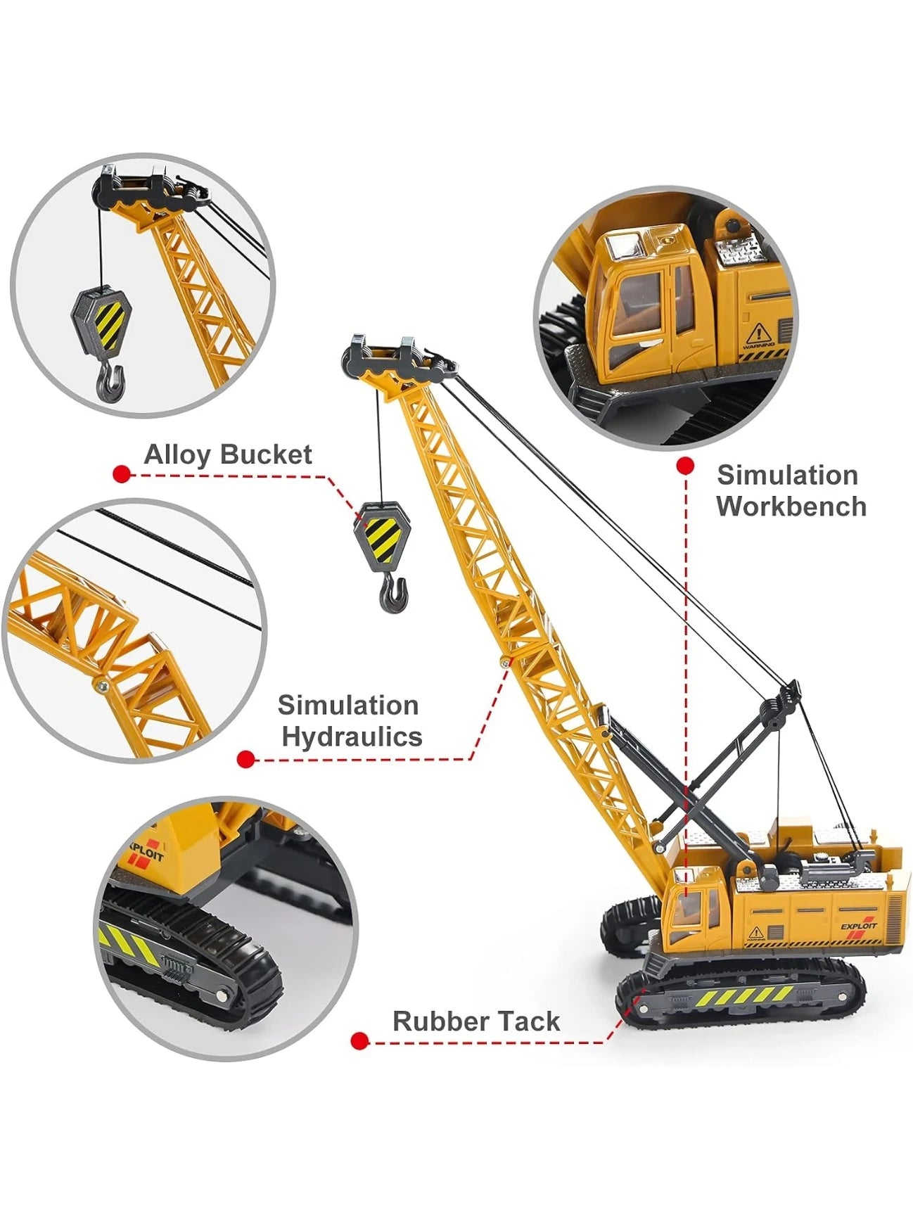 EXCLUSIVE JCB Crane Construction Vehicle