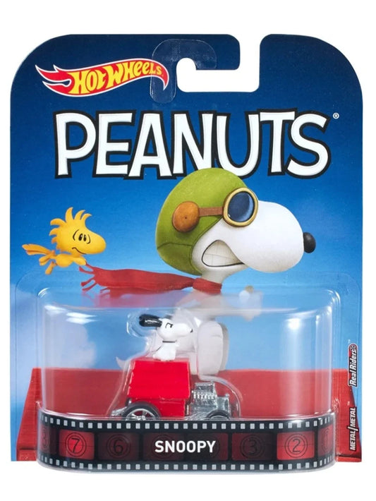 Hotwheels Peanuts Snoopy (card not mint condition) imported premium 1:64 scale