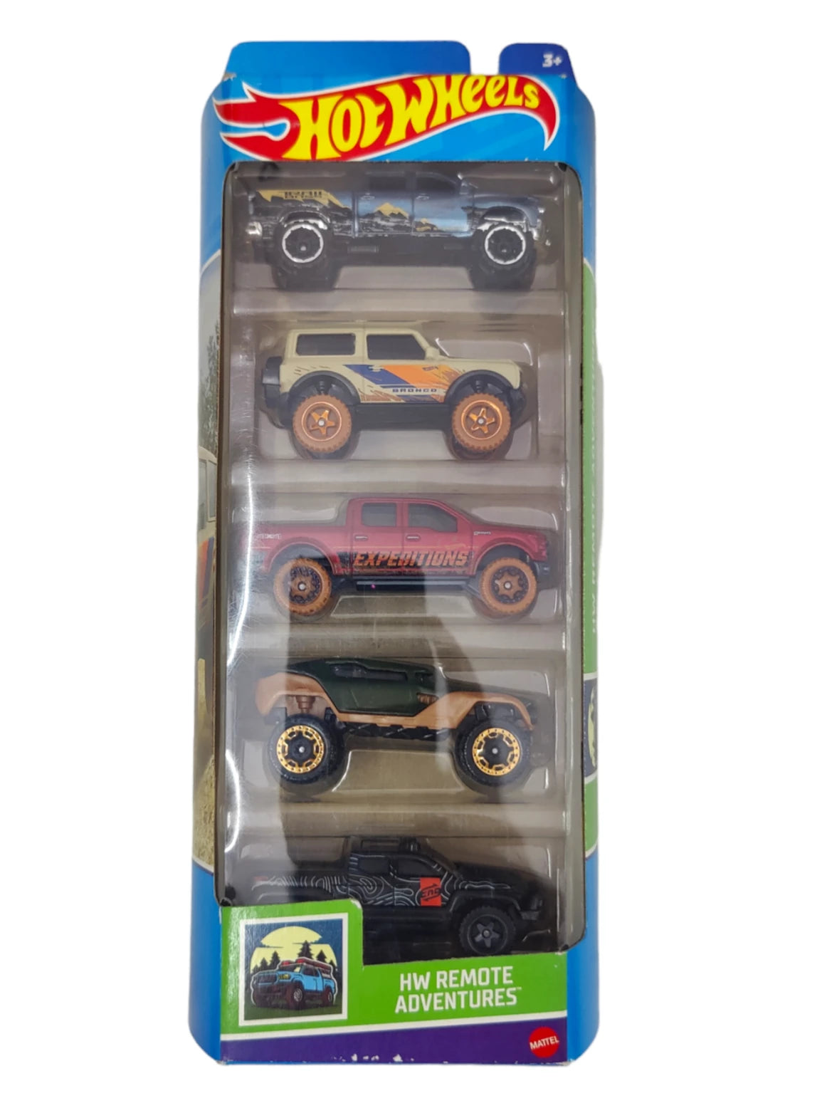 EXCLUSIVE Hotwheels HW Remote Adventures 5 Pack