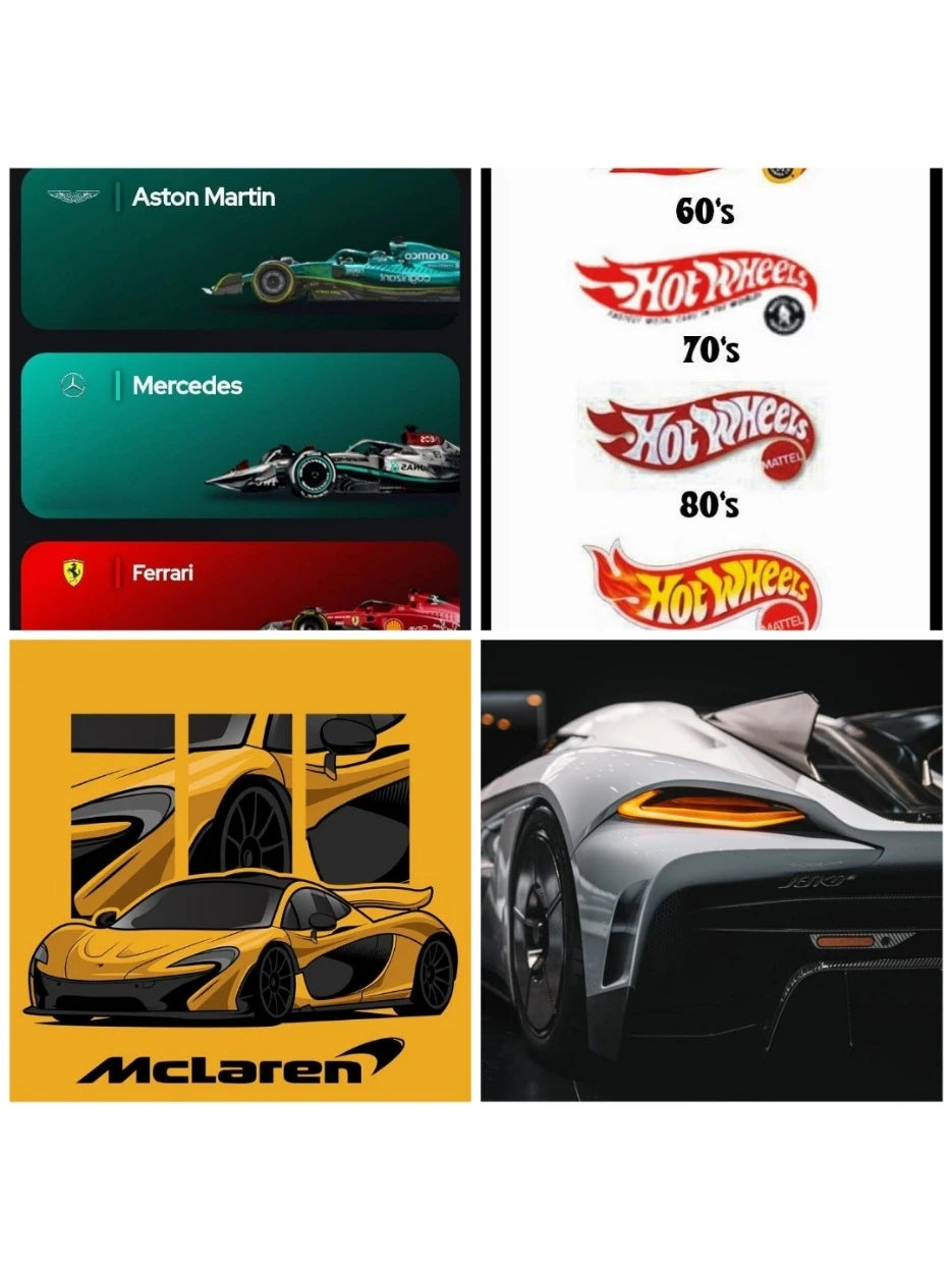 EXCLUSIVE Car Poster BUY 1 GET 1 Free (random assortment) Size A4