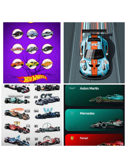 EXCLUSIVE Car Poster BUY 1 GET 1 Free (random assortment) Size A4