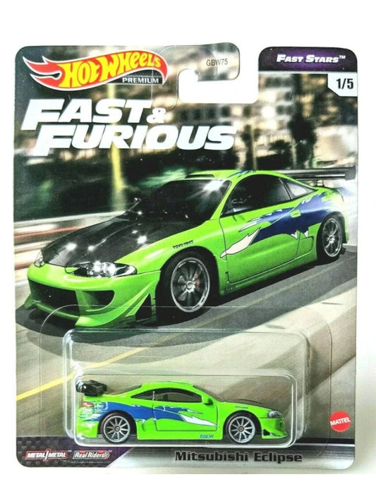 Hotwheels Fast & Furious Fast Stars Mitsubishi Eclipse Imported Premium 1:64