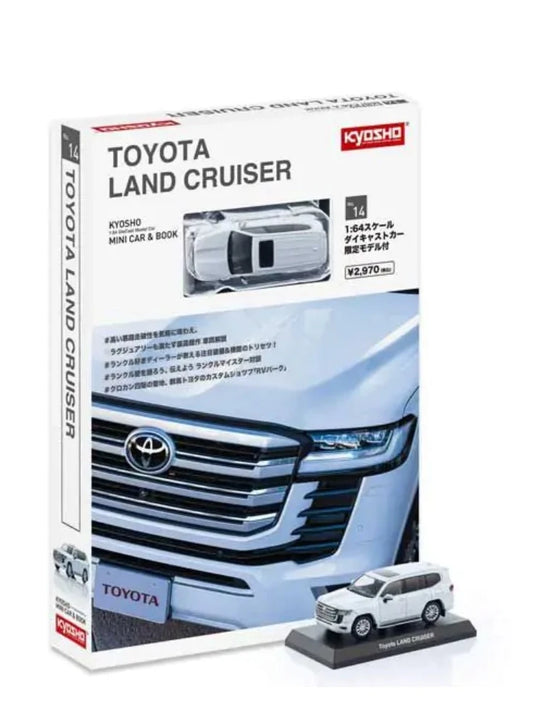 Kyosho Toyota Land Cruiser With Mini car & Book Number 14