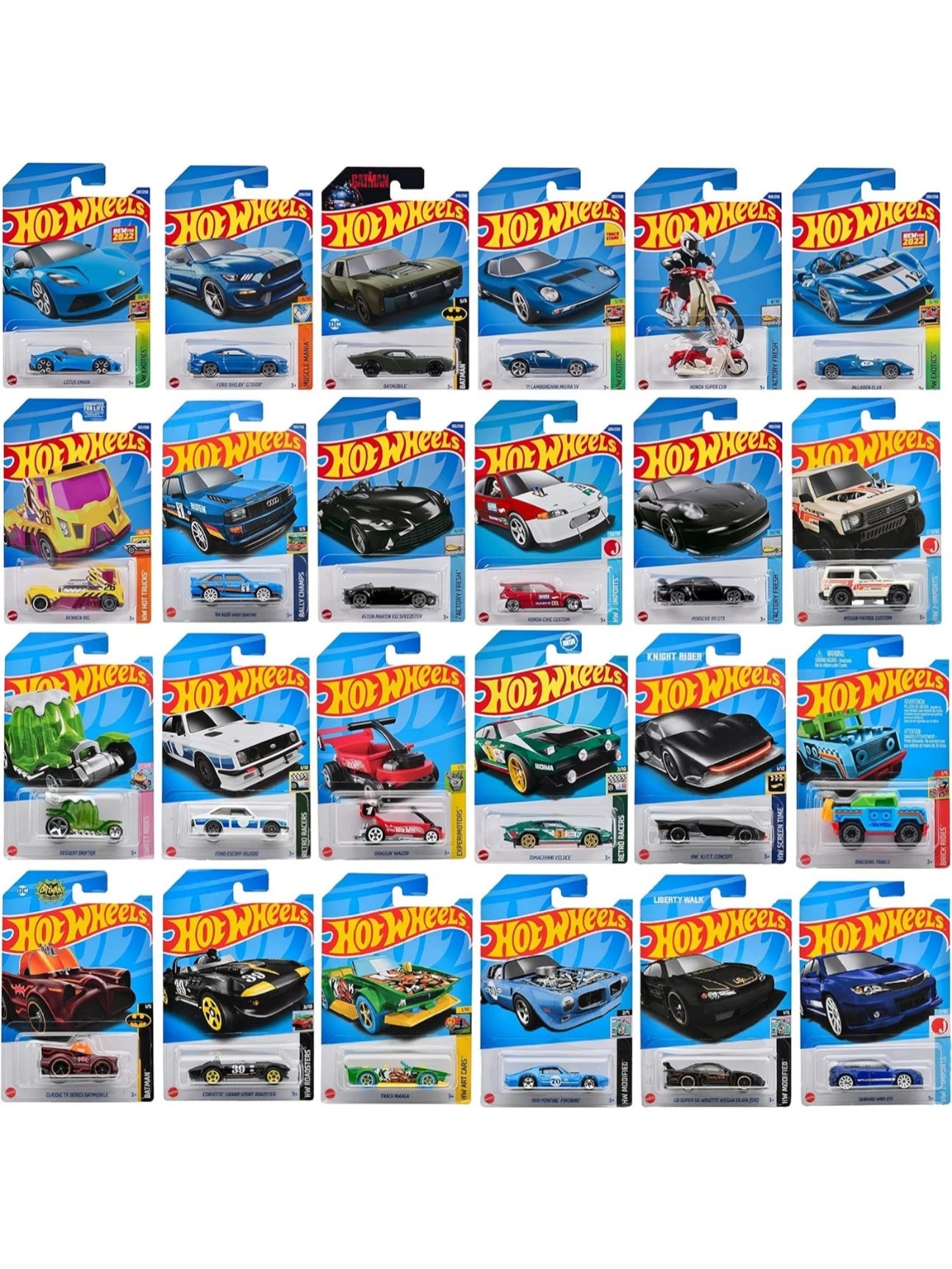 EXCLUSIVE Hotwheels Set of 36 (36 Cars Sold in a Box)